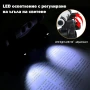 Професионална часовникарска увеличителна лупа за глава LED осветление лампа за бижутери часовникари, снимка 3