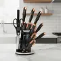 Комплект уреди за рязане Cheffinger – 9 части с мраморно покритие, стойка, точило и белачка, снимка 8