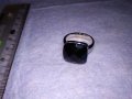 СТИЛЕН КРАСИВ СРЕБРИСТ КРИСТАЛЕН МОДЕН АРТ ПРЪСТЕН от БЛАГОРОДНА СТОМАНА 38648, снимка 5