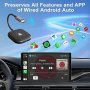 Нов CarPlay Безжичен Bluetooth адаптер за Android Auto USB C донгъл за OEM за Автомобил Кола, снимка 3