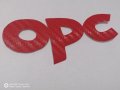 Карбонов самозалепващ стикер лепенка с надпис ОПЦ OPC за кола автомобил ван, снимка 4