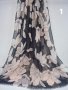 Дамски шал с флорални шарки 1.80х0.90см