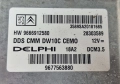 Компютър ECU 2.0 HDI Peugeot 508 5008 308 3008 Citroen C5 C4 DS4 Jumpy 9666912580 9677563880, снимка 2