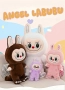 Голяма плюшена играчка Labubu с криле, 60см, Angel Labubu Лабубу Ангел, снимка 1