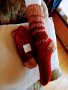 Ръчно плетени дамски чорапи от вълва, размер 38