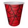 Спайдърмен паяжина spiderman 8 бр картонени чаши парти рожден ден