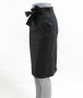 Черна вталена пола с панделка марка Nife - S, снимка 3