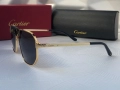 Cartier Мъжки слънчеви очила с кожа 3 цвята, снимка 18
