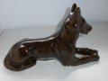 стара керамична фигура - куче, снимка 6