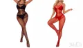 Еротично целокупно боди с дълги елегантни чорапи , снимка 1