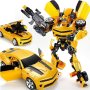 Интерактивна детска играчка робот, Трансформърс - 200*180*85 мм./ Цвят: жълт 