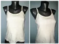 Шест различни броя / Бял потник с пайети и камизола / голям размер , снимка 2