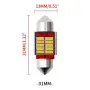 LED крушки 12V 6000K 12 SMD 2 броя за интериор, снимка 2