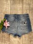 Нови къси дамски дънкови панталони номер 38 h&m hm накъсани еластични, снимка 2