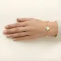 Златен комплект Van cleef бял седеф, снимка 6