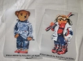 RALPH LAUREN POLO BEAR 4бр. стикери за дрехи, снимка 2