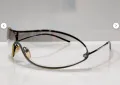 Gucci GG 1658 дамски ретро слънчеви очила wrap shield occhiali lunette brille y2k, снимка 2