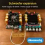 Аудио усилвател на модул 300W+300W+600W ZK-AS21P TPA3255*2 2.1 канален Bluetooth стерео усилвател, снимка 12