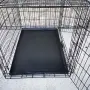 голяма метална клетка за куче 109x73x79см за транспорт и стационар , снимка 6