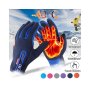 Ръкавици за колело син цвят  с дълги пръсти