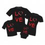 Семейни тениски Love family set, снимка 1