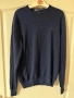 Мъжки нов елегантен пуловер с кръгло деколте Fred Perry от мериносова вълна, размер M , снимка 10
