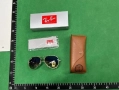 очила с черен обикновен калъф и Ув защита ray ban, снимка 1