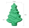 Голяма елха с декор лампички гирлянд силиконов молд форма кекс сладкиш десерт торта, снимка 2