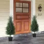 HOMCOM 2 бр от изкуствени кипариси, снимка 2