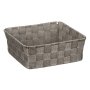 Плетена кошница за съхранение, Кафява, 36x14x6 см