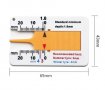 Дълбокомер за грайфера на автомобилни гуми и др. , снимка 3