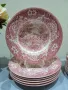 Английски розов порцелан -22 части, снимка 3