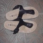 Чехли на платформа, тип Birkenstock, нови 38 естествена кожа и еко, снимка 1