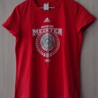 Bayern Munchen / Adidas - дамска футболна фен-тениска на Байерн Мюнхен L, снимка 2 - Тениски - 41935149