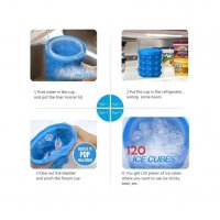 СИЛИКОНОВА ЛЕДАРКА И ФОРМА ЗА ЛЕД ICE CUBE MAKER GENIE - код 3073, снимка 5 - Аксесоари за кухня - 33896224