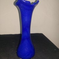 Ваза - Синьо стъкло №3 !, снимка 1 - Вази - 40699430