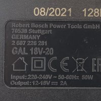 BOSCH GAL 18V-20 - Зарядно устройство 12-18V, снимка 3 - Други инструменти - 42370118