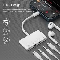 Нов Адаптер за жак за слушалки за iPhone, Pad сплитер и порт за зарядно устройство, снимка 3 - Аксесоари за Apple - 41891201