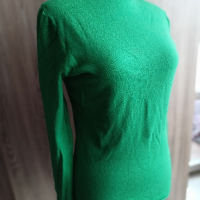 Красиво Зелено полу , снимка 3 - Блузи с дълъг ръкав и пуловери - 44582162