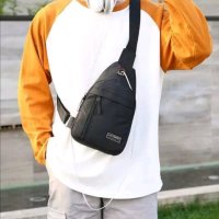 Мъжка чанта за рамо черна , снимка 4 - Чанти - 41784559