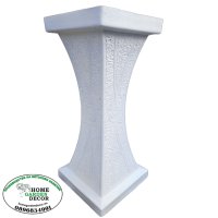 Колона от бетон - постамент Mirela - бял цвят, снимка 1 - Градински мебели, декорация  - 44179918