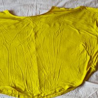 Жълта лятна блуза, снимка 3 - Блузи - 41584450