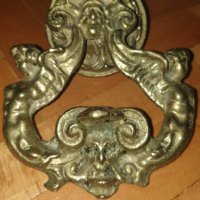 Масивна, бронзова хлопка за врата, снимка 10 - Антикварни и старинни предмети - 42390949
