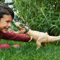 Джурасик свят Jurassic World Динозавър Тиранозавър Т Рекс REX със звук и Движения Mattel, снимка 2 - Фигурки - 44528383