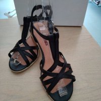 НАМАЛЕНИЕ-Дамски сандали естествена кожа м. 760 черни, снимка 7 - Сандали - 41061904