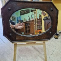 Уникално старо английско антикварно огледало Махагон- Края на 19 век , снимка 2 - Антикварни и старинни предмети - 41744396