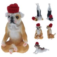 Коледна декорация - медитиращо куче! 5 различни модела! Все още налични!, снимка 1 - Декорация за дома - 42599141
