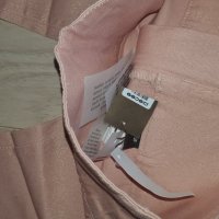 Нов розов панталон с лъскав ефект р.XS, снимка 3 - Панталони - 41748975