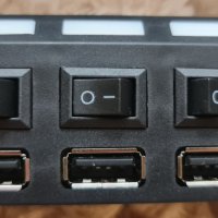 USB hub, снимка 4 - Кабели и адаптери - 42457973