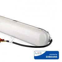 LED Осветително тяло 120см 60W 7200lumen Влагозащитено IP65 V-tac Samsung диод 5г, снимка 3 - Лед осветление - 33924352
